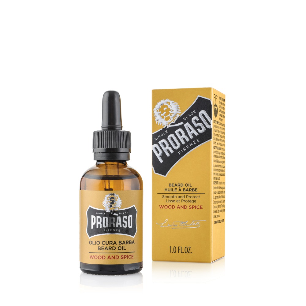 Proraso Beard Oil - Wood and Spice - 30 ml