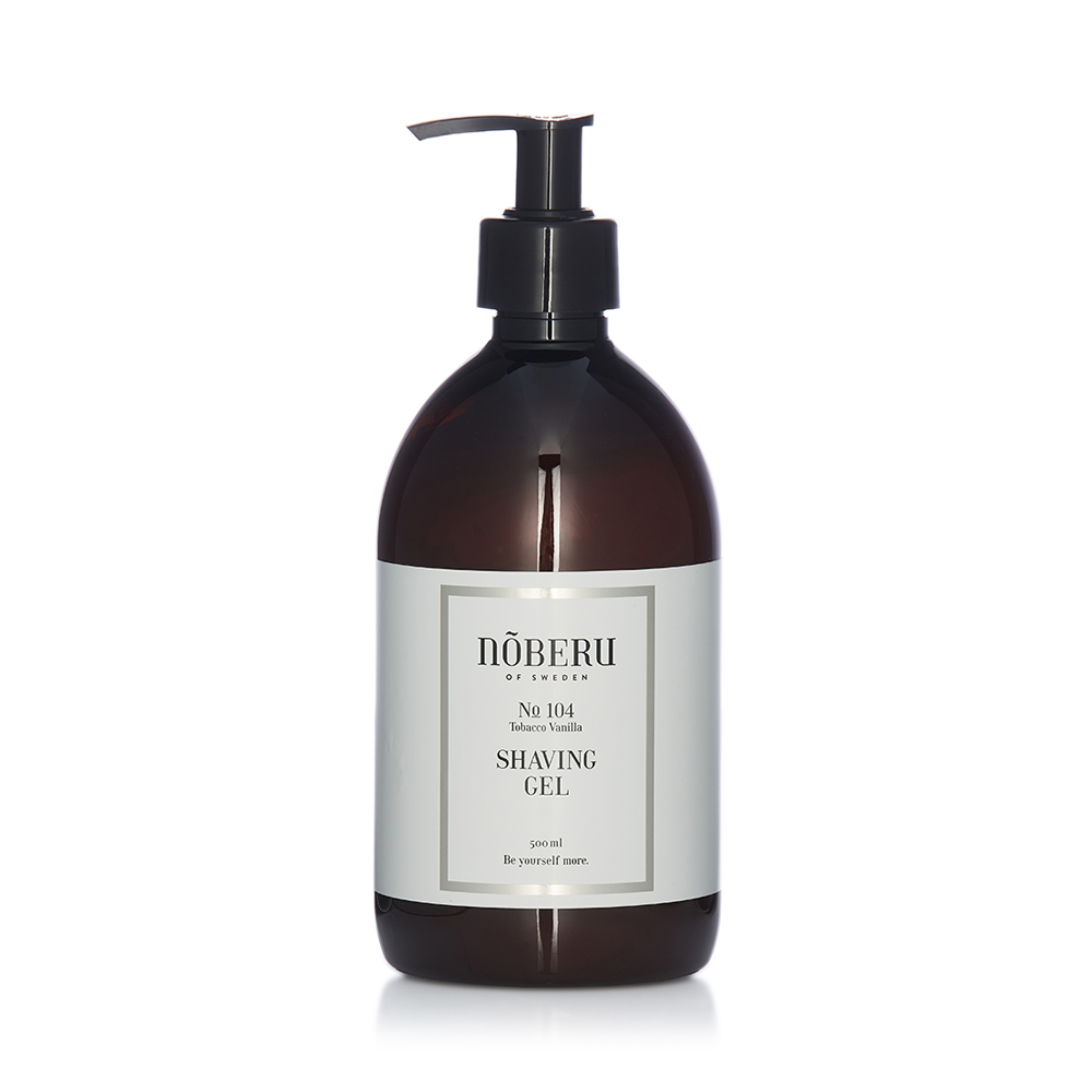 Noberu Shaving Gel, Tobacco Vanilla - 500 ml