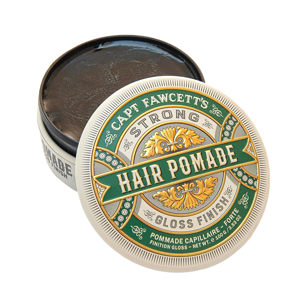 Captain Fawcett Strong Hold Pomade (Green) - 100 g