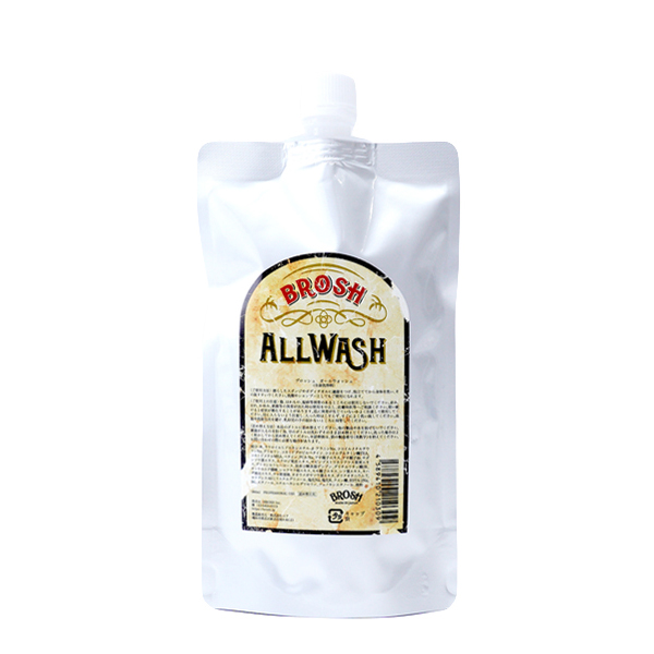 Brosh All Wash 3 az 1-ben Sampon és tusfürdő - Wood Seed - Utántöltő - 380 ml
