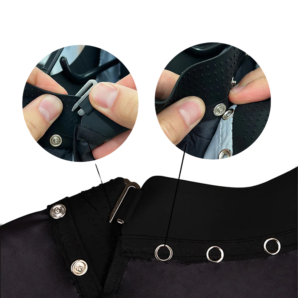 rovra-barber-collar-cape-neoprene-collar-clip-details