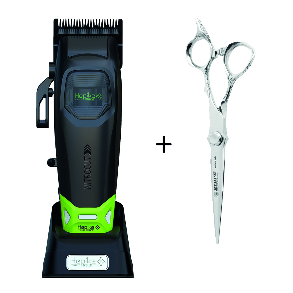 Hepike by Kiepe Nitrocut Clipper + ajándék Kiepe 2817 Monster Cut hajvágó olló