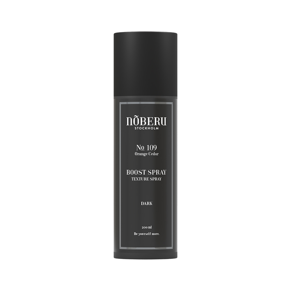 Noberu Boost Spray, texturáló szárazsampon sötét hajra, Orange Cedar - 200 ml